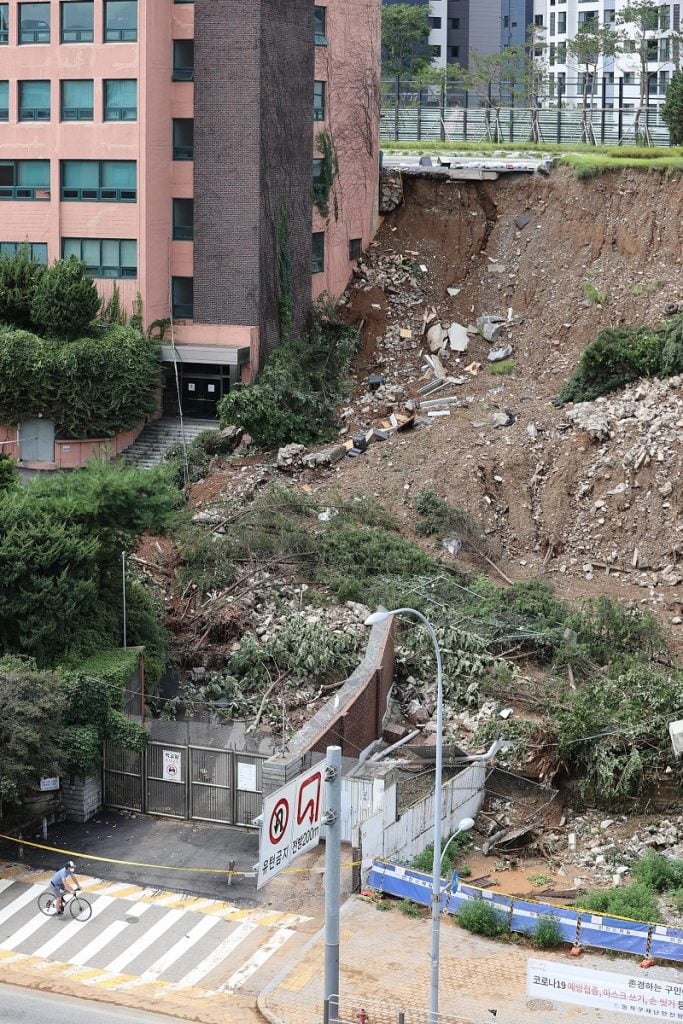 alluvione Corea del Sud