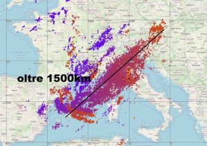 fulmini italia 18 agosto 2022