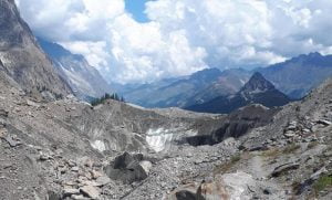 ghiacciaio miage valle d'aosta