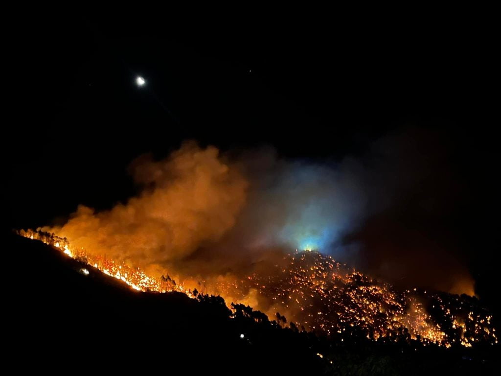 incendio monte croce puglia