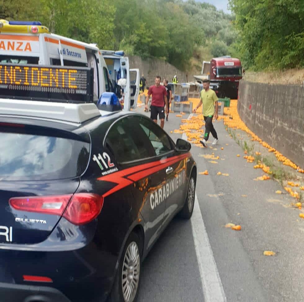 Incidente stradale in Calabria