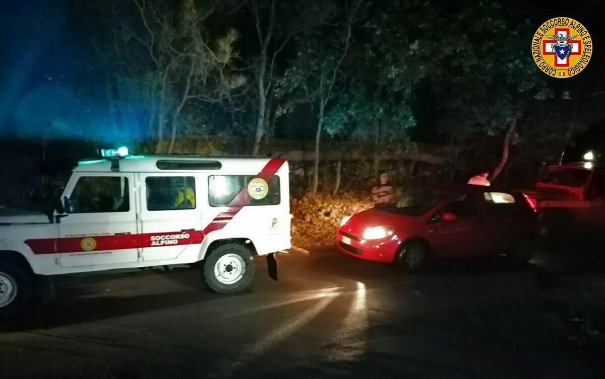 intervento soccorso alpini milia etna