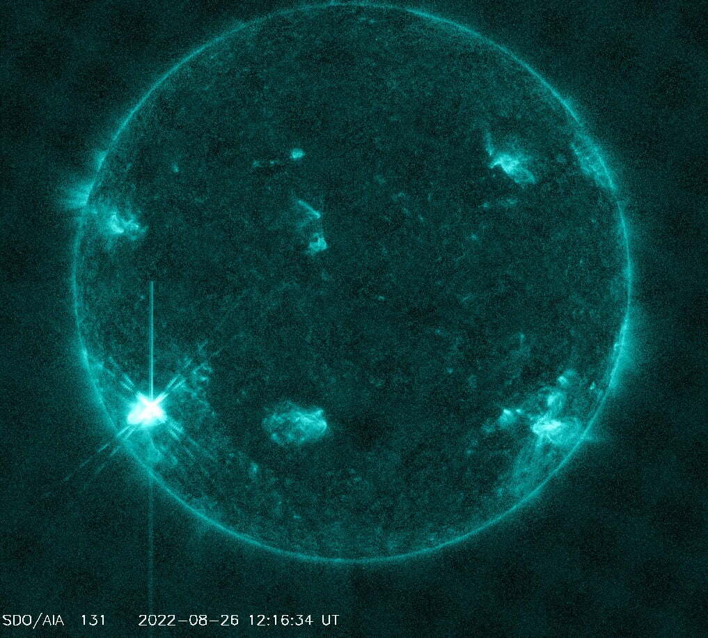 macchia solare brillamento m7
