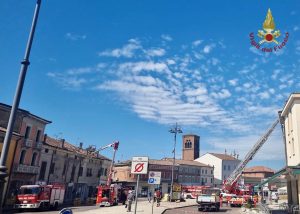 maltempo bondeno vigili fuoco
