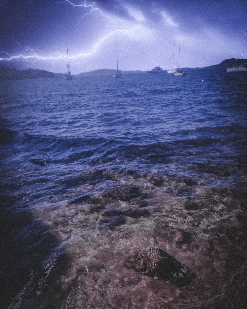 maltempo temporale notte saette