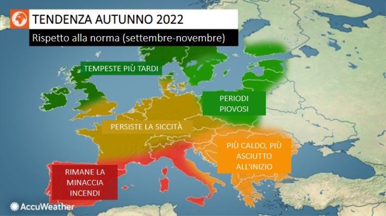 previsioni meteo autunno 2022 accuweather
