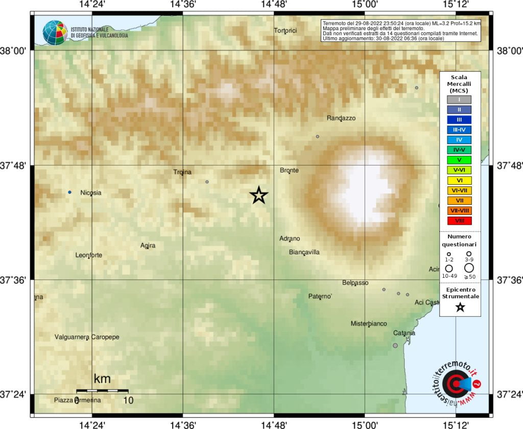 terremoto bronte
