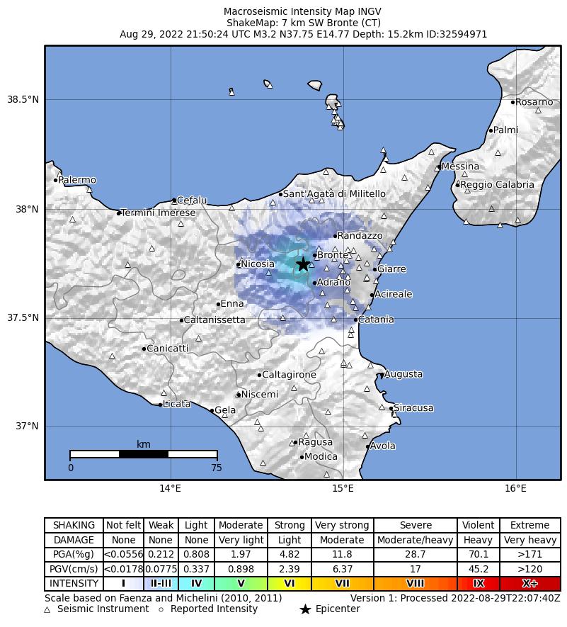 terremoto bronte
