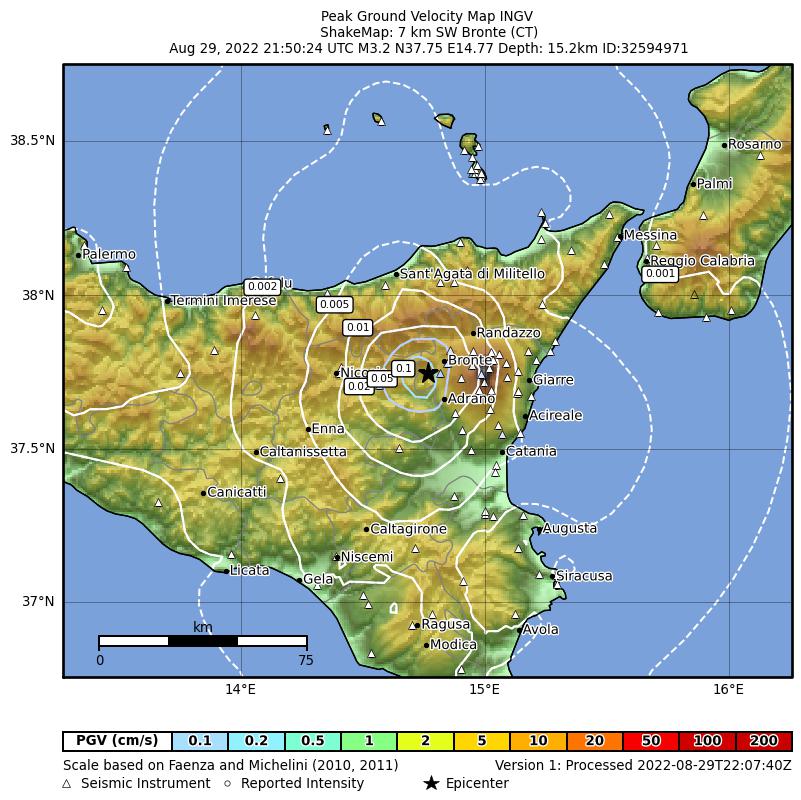 terremoto bronte