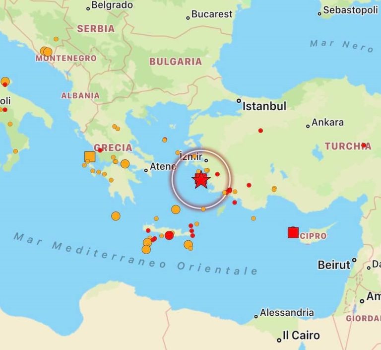 terremoto oggi grecia turchia