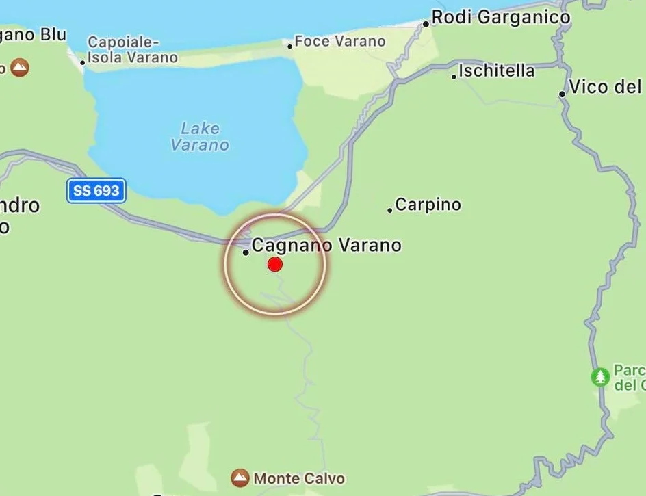 terremoto puglia gargano