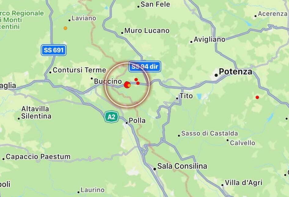 terremoto vietri potenza