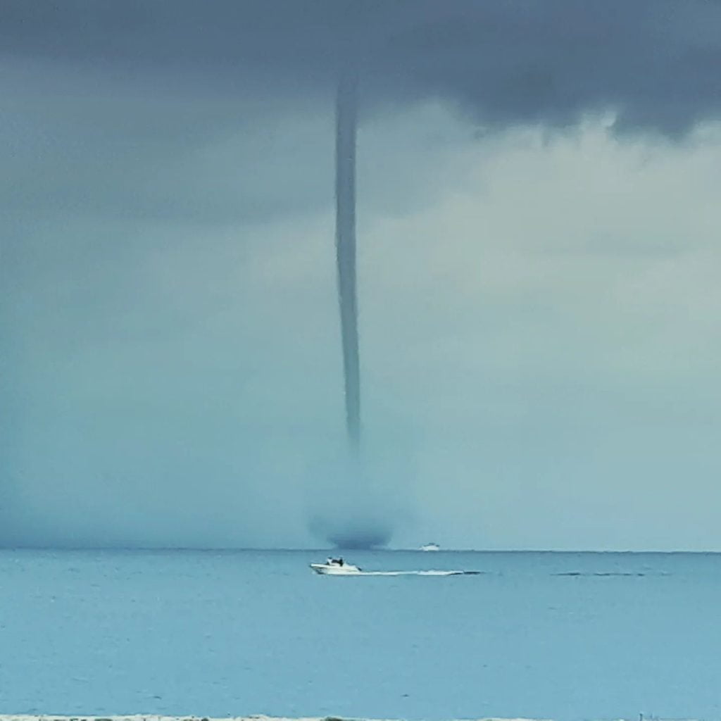 tornado sul litorale campano