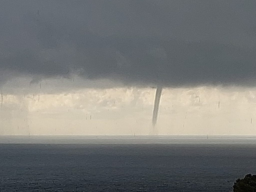 Tornado visto da Bergeggi