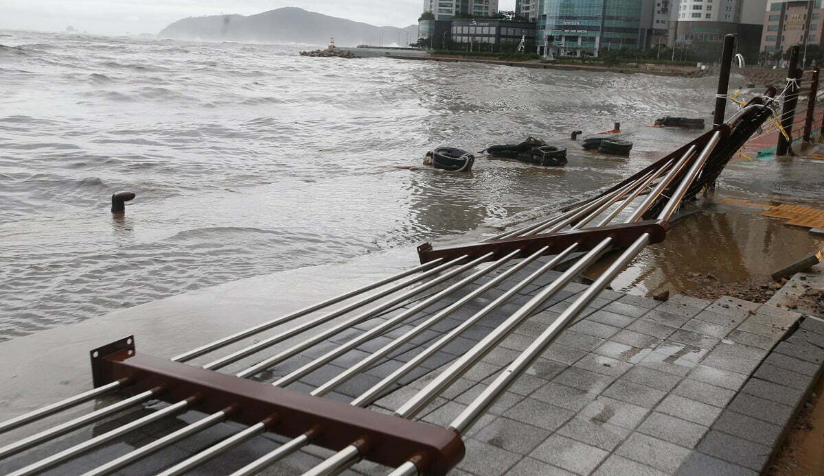 tifone Hinnamnor Corea del Sud