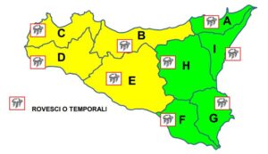 allerta meteo sicilia 22 settembre