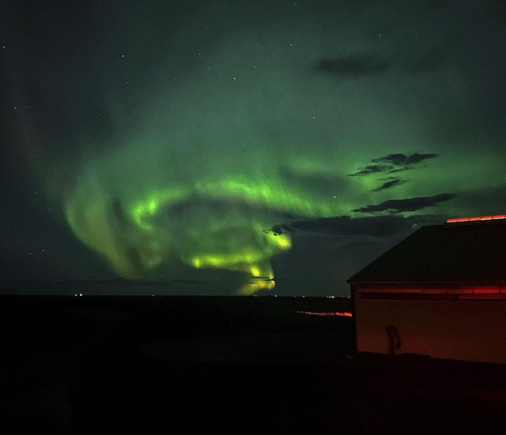 aurora polare Reykjavík 3 settembre 2022