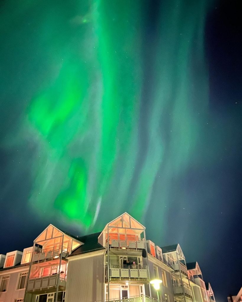 aurora polare Reykjavík 3 settembre 2022