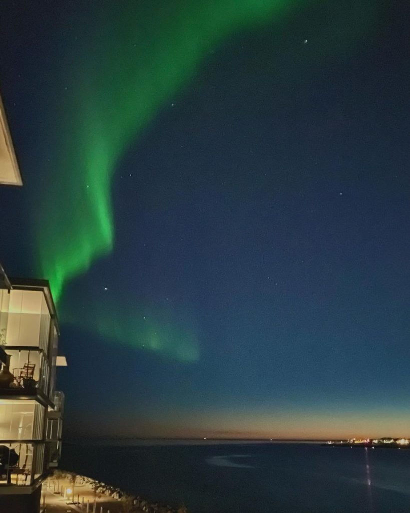 aurora polare Reykjavík 3 settembre 2022