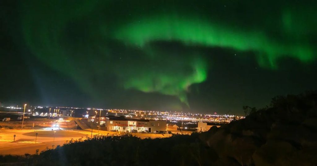 aurora polare Reykjavík 3 settembre 2022