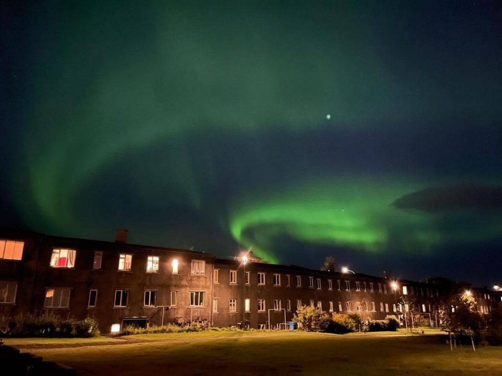aurora polare Reykjavík 3 settembre 2022