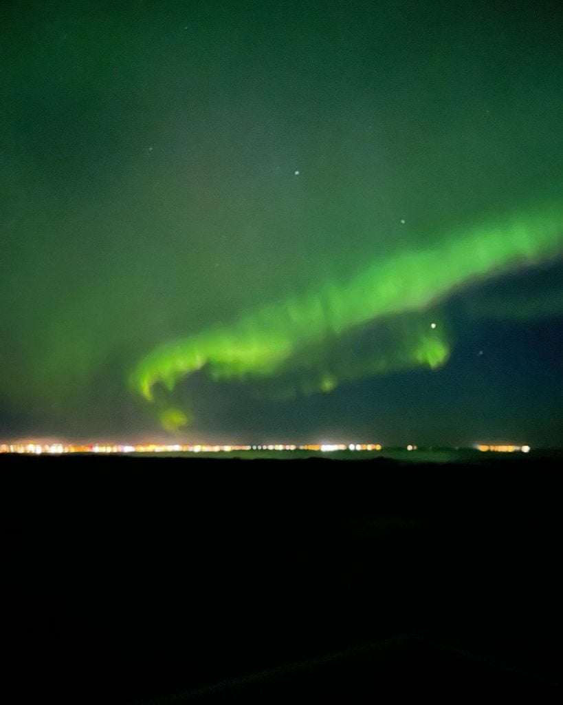 aurora polare Reykjavík 3 settembre 2022