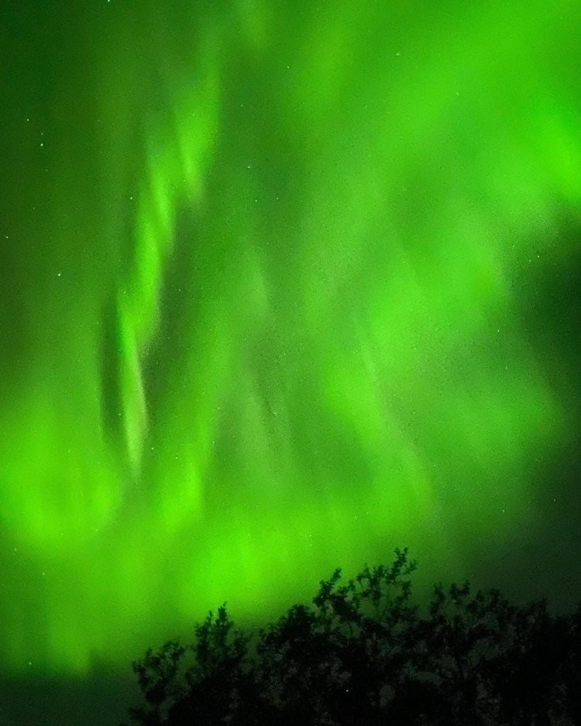 aurora polare Reykjavík 3 settembre 2022
