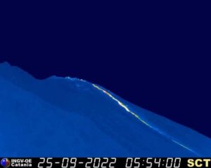 esplosioni stromboli 25 settembre 2022