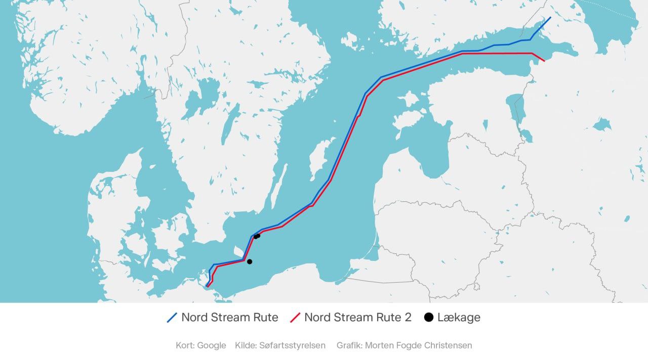 gasdotto nord stream perdite 27 settembre 2022