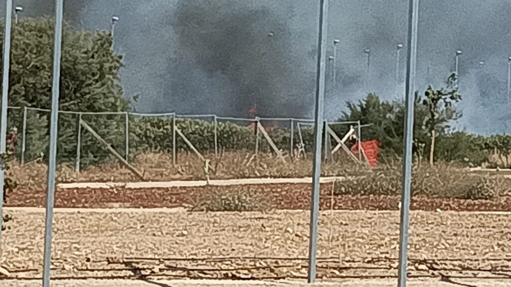 incendio carini sicilia