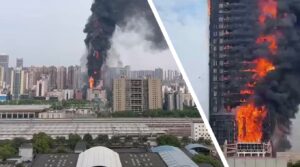 incendio grattacielo cina