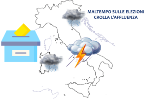 maltempo affluenza alle urne ore 19