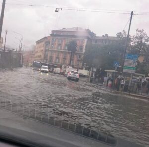maltempo allagamenti genova