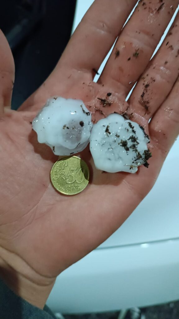 maltempo grandine frascati lazio