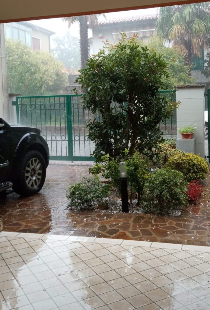 maltempo grandine padova