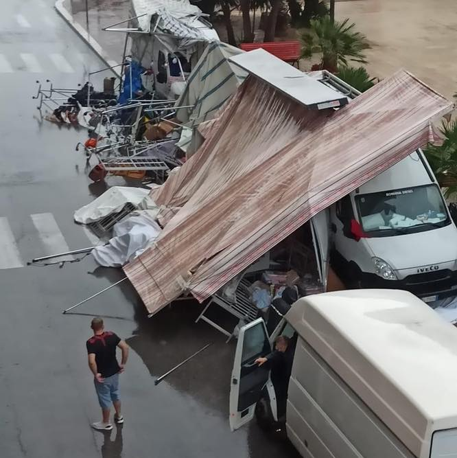 maltempo margherita di savoia puglia