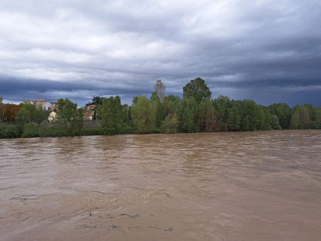 maltempo piena fiume isonzo