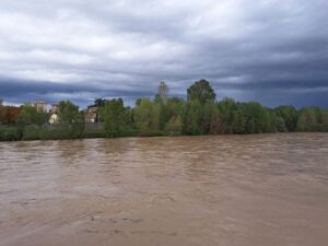 maltempo piena fiume isonzo