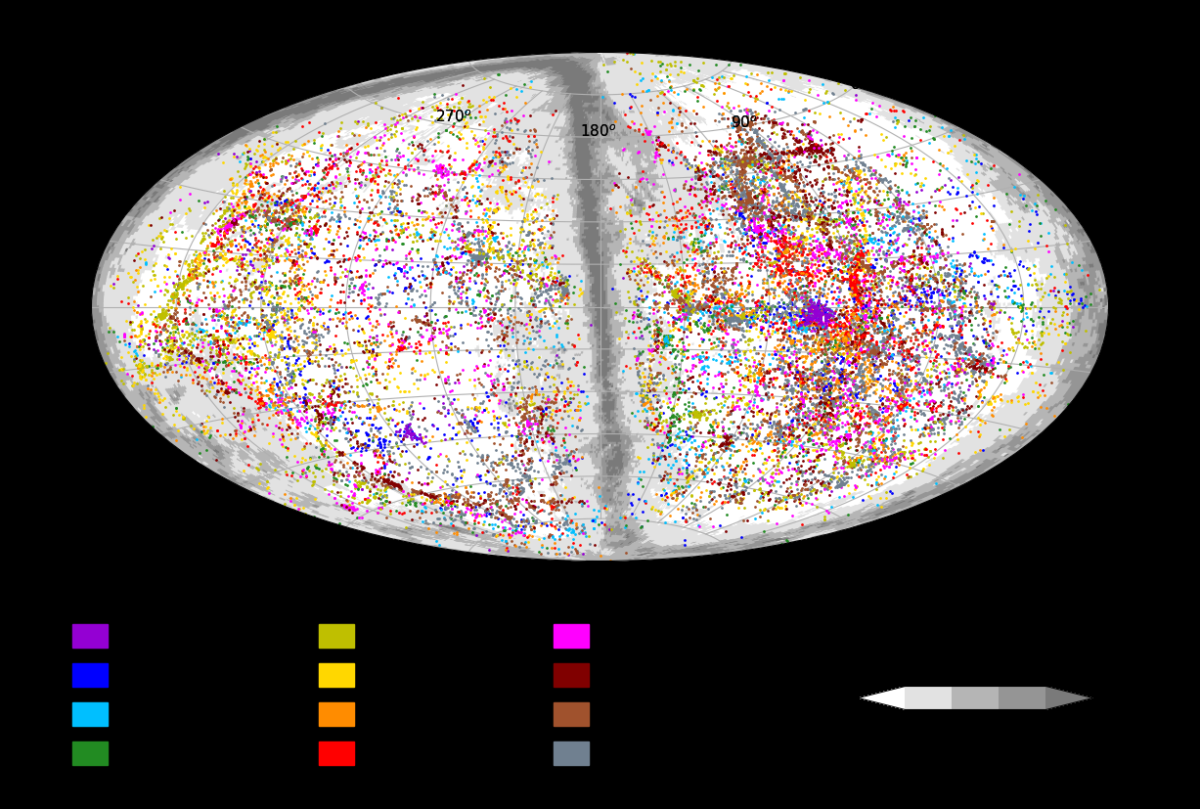 mappa galassie cosmicflows-4