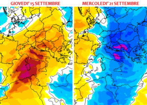previsioni meteo settembre 2022