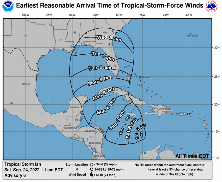 tempesta tropicale ian