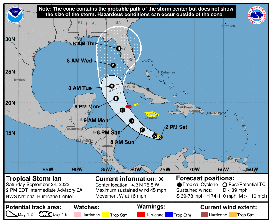 tempesta tropicale ian