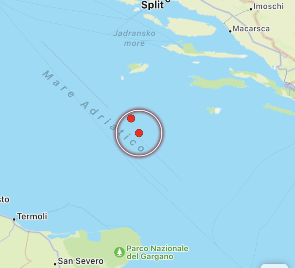 terremoto adriatico 3 settembre 2022
