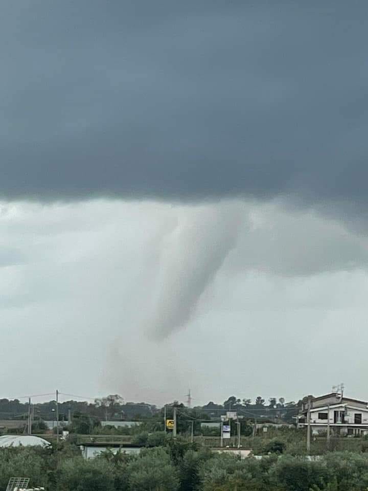 tornado Pontinia san felice circeo