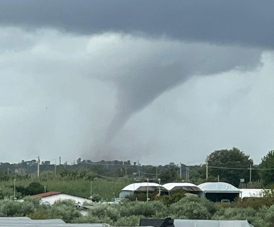 tornado Pontinia san felice circeo
