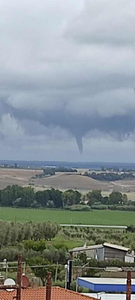 tornado ischia di castro lazio