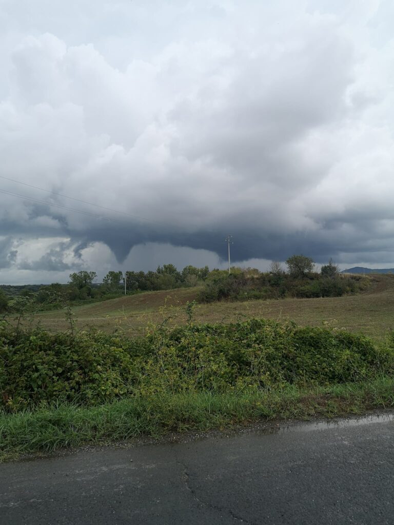 tornado ischia di castro lazio
