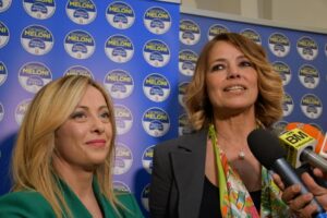 Giorgia Meloni ed Elisabetta Gardini