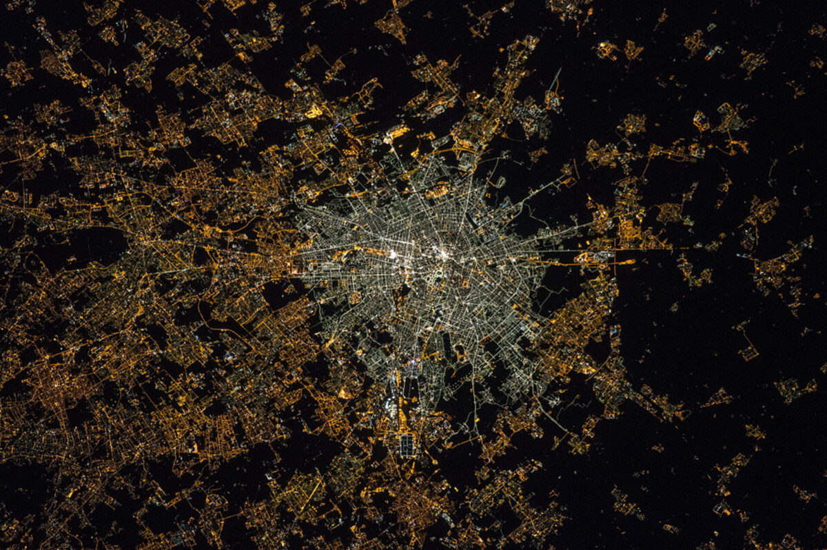 Milano inquinamento luminoso