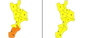 allerta meteo calabria oggi